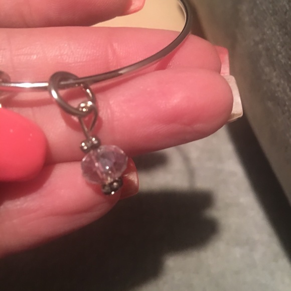 Chubby Chico Charms Heart Charm Bangle Bracelet - Picture 5 of 7